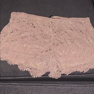 Day trip crochet shorts